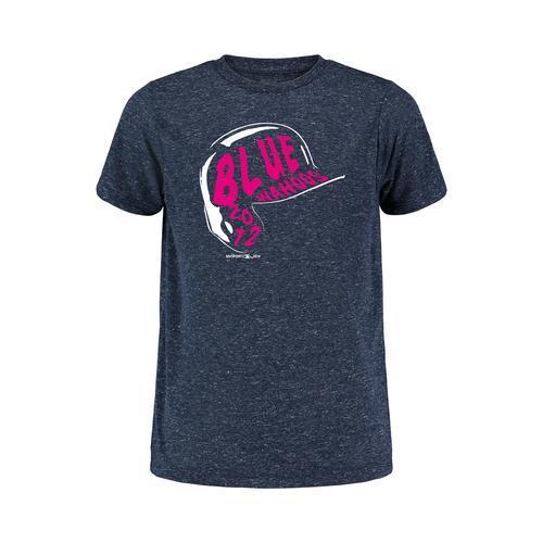 Pensacola Blue Wahoos MV Sport Youth Arlo Fleck Tee Navy