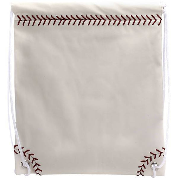 South Bend Cubs Baseball Leather Drawstring Bag