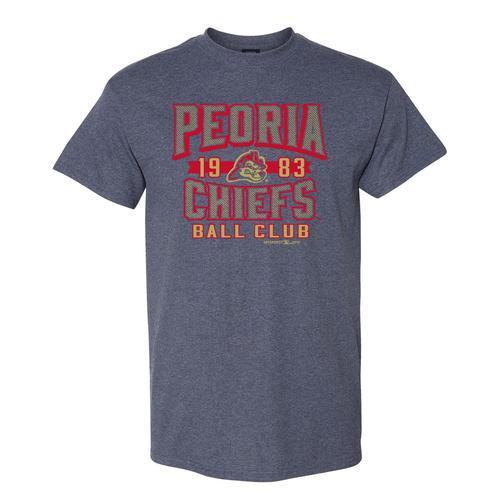 Peoria Chiefs Retro Heather Navy