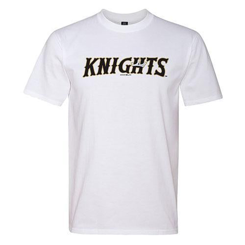 Charlotte Knights White Jersey Tee