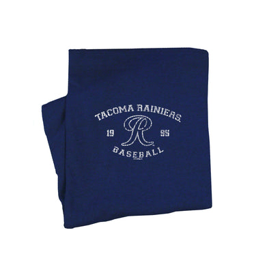Tacoma Rainiers Navy Sweatshirt Blanket