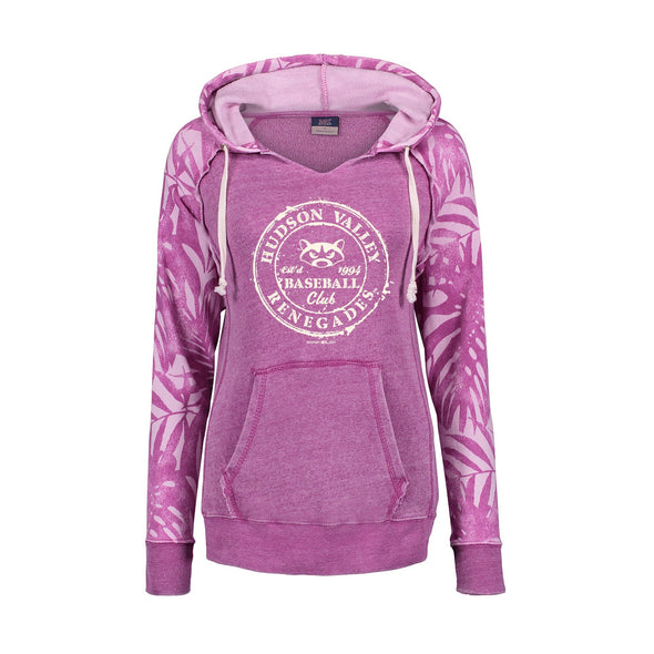 Hudson Valley Renegades Apparel/Women (MV Sport)-Angel Fleece Sanded Piper Hoodie-Dragonfruit