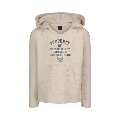 Hudson Valley Renegades Apparel/Youth (MV Sport)-Bonfire Baja Hoodie-Oatmeal