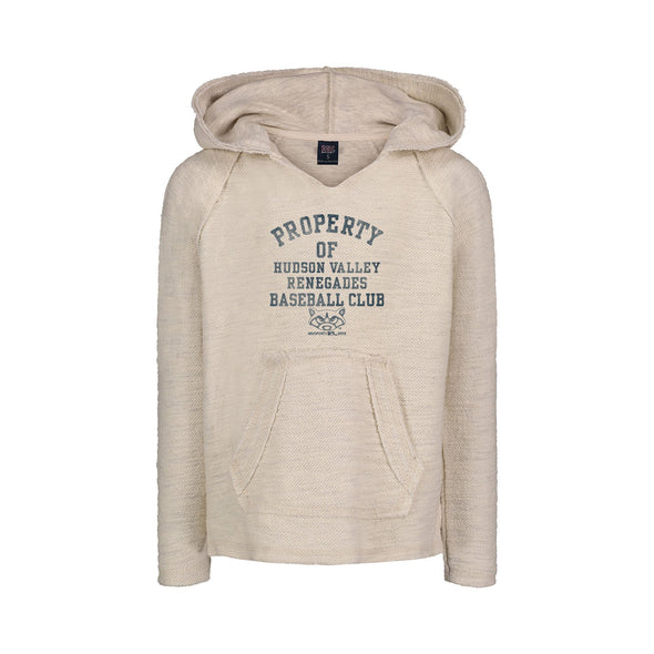 Hudson Valley Renegades Apparel/Youth (MV Sport)-Bonfire Baja Hoodie-Oatmeal