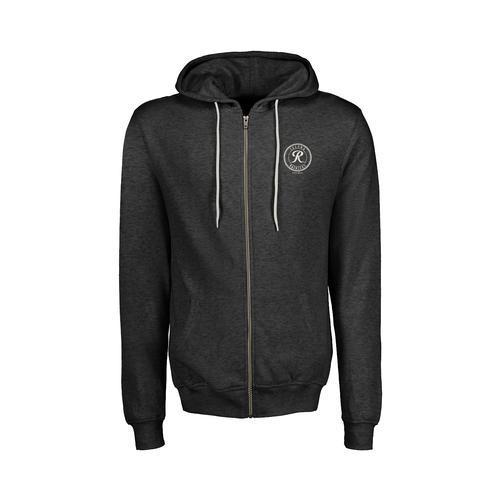 Tacoma Rainiers Charcoal Retro Full Zip Hood