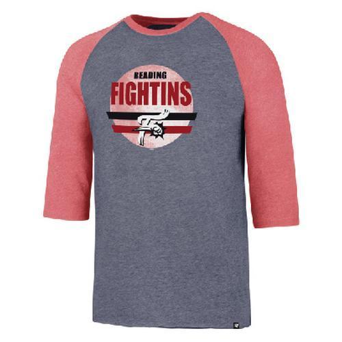 Reading Fightin Phils '47 Stadium Raglan Tee 3/4 Sleeve