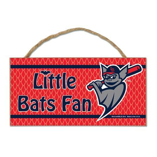 Louisville Bats Bats Wooden Sign "Little Bats Fan"