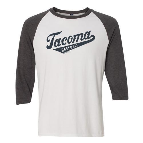 Tacoma Rainiers Charcoal Mason Raglan