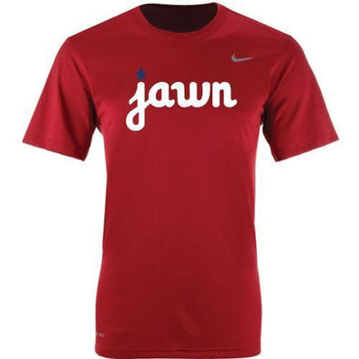 Lehigh Valley IronPigs Red Jawn Nike Drifit Tee