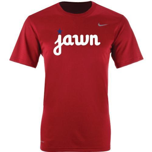Lehigh Valley IronPigs Red Jawn Nike Drifit Tee