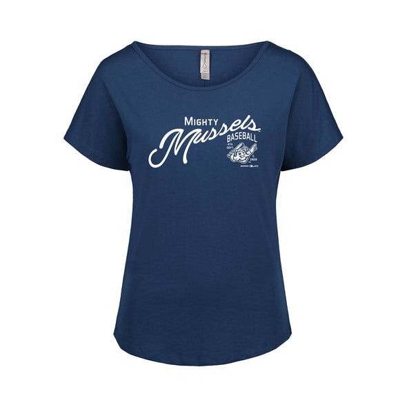 Women's London Flowy T-Shirt, Deep Blue