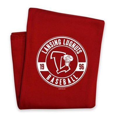 Lansing Lugnuts Throw Blanket