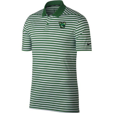 Green Stripe Golf Polo