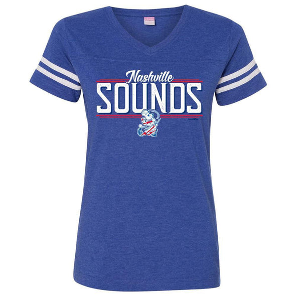 Nashville Sounds Women's Royal Reinforce Sporty Tee