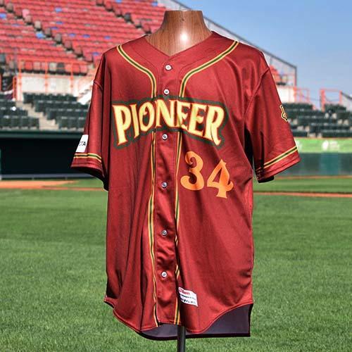 Avery Weems AUTOGRAPHED 2019 Pioneer League All-Star Jersey / #34 / Great Falls Voyagers