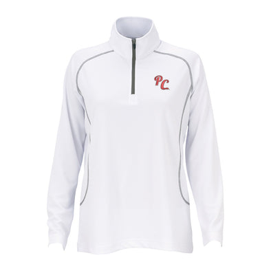 Women's White Performance Pullover