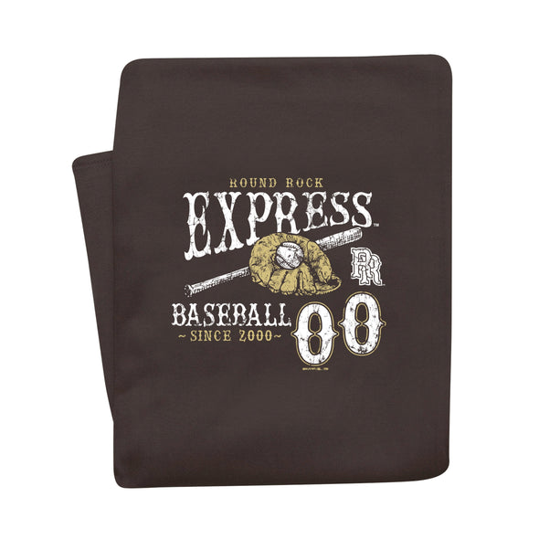 Round Rock Express Brown Berm Blanket Small