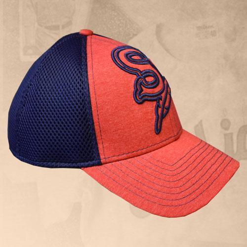 Spokane Indians 3930 Tonal Shade Neo Red w/Navy Cap