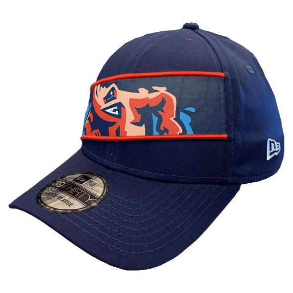 Jacksonville Jumbo Shrimp New Era Panel 39Thirty Flexfit Cap