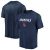 Nickname Wordmark Navy Dri-Fit Tee