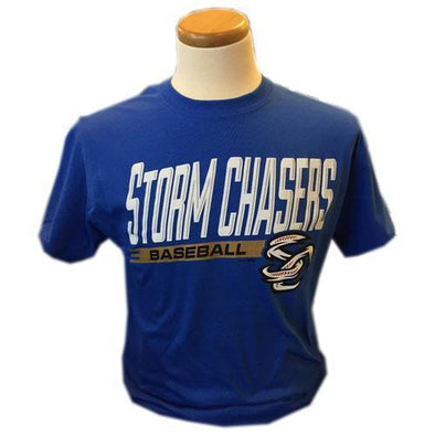 Omaha Storm Chasers Youth BR Royal Basic SC Tee