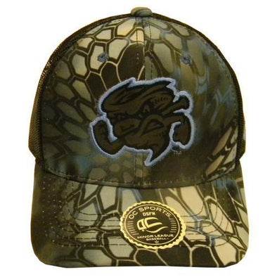 Omaha Storm Chasers OC Black Digi Camo Meshback Cap