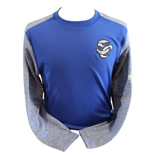 Omaha Storm Chasers Men's Majestic Royal MLB Tech Fleece