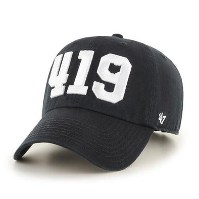 419 Black Clean Up Cap