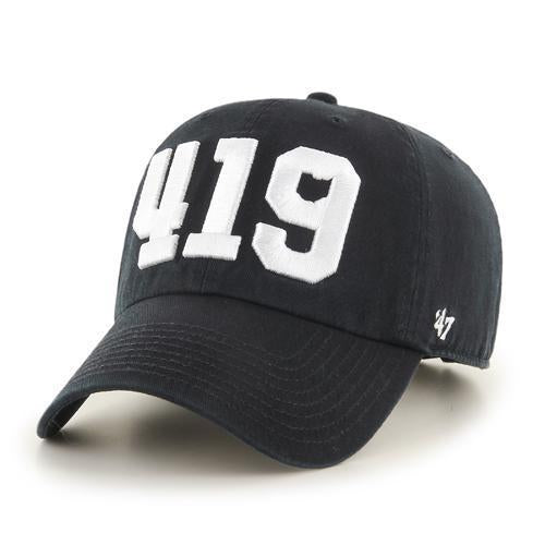 419 Black Clean Up Cap