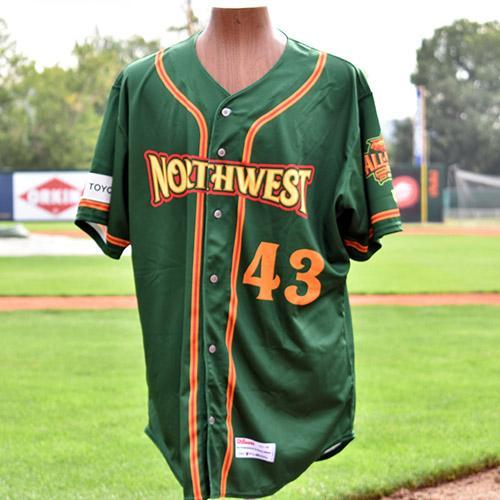 Chase Strumpf AUTOGRAPHED 2019 Northwest League All-Star Jersey / #43 / Eugene Emeralds