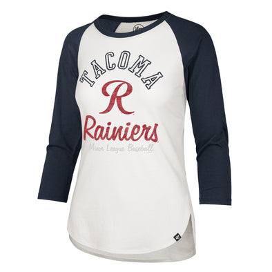 Tacoma Rainiers Navy '47 Women's Splitter Raglan