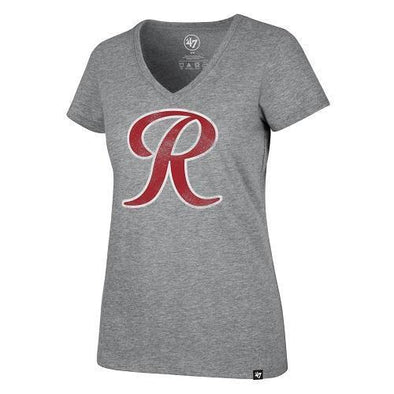 Tacoma Rainiers Gray '47 Women's R V-Neck