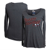 L/S Ladies Home Triblend Grey Tee Shirt