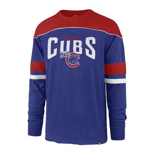 Iowa Cubs Men's Long Sleeve Win Streak Tee, Royal