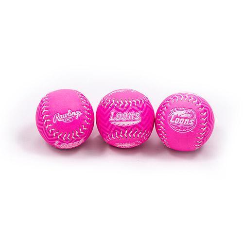 Great Lakes Loons Mini Pink Ball