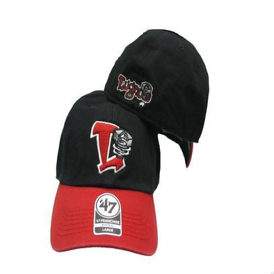 Lansing Lugnuts 47 Brand Franchise Hat - Black/Red