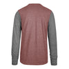 Rochester Red Wings Red/Grey Long Sleeve Henley Tee