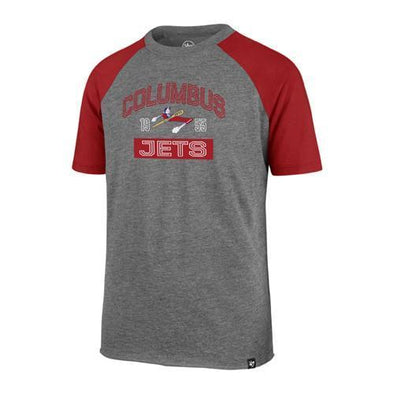 Columbus Clippers 47 Youth Super Rival Jets Raglan, Columbus Clippers