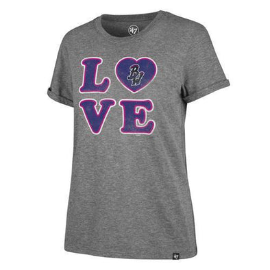 Pensacola Blue Wahoos 47 Women's Love Tee