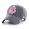 San Jose Giants 47 Brand Gray Pink Sparkle Cap