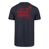 Greenville Drive 47Brand Navy Support our Troops Drive Tee