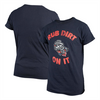 Retro Navy &quot;Rub Dirt On It&quot; Tee