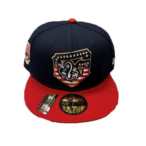 Gwinnett Striper New Era 2019 July 4th 5950 Cap