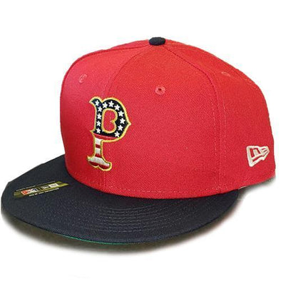Pawtucket Red Sox PawSox Patriotic Fitted Cap 2019