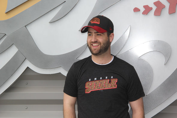 Omaha Sizzle Men's Sizzle Jersey Logo Tee