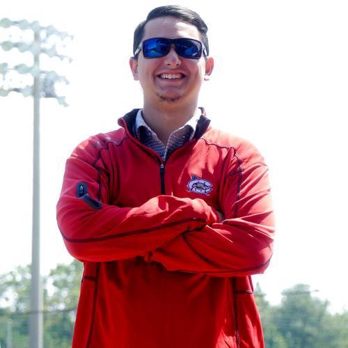 Carolina Mudcats Red Columbia Road Shotgun 1/4 Zip