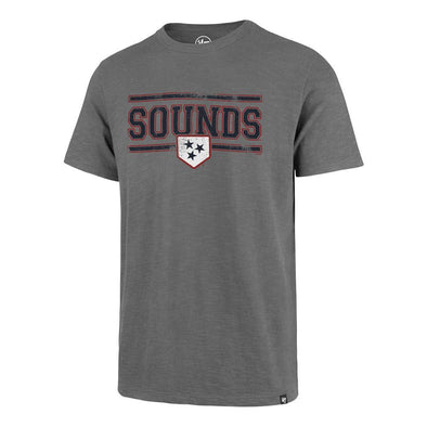 Nashville Sounds '47 Brand Wolf Grey Home Stand Scrum Tee