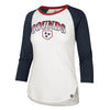 Nashville Sounds '47 Brand Women's Sandstone Arch Fade Splitter Raglan