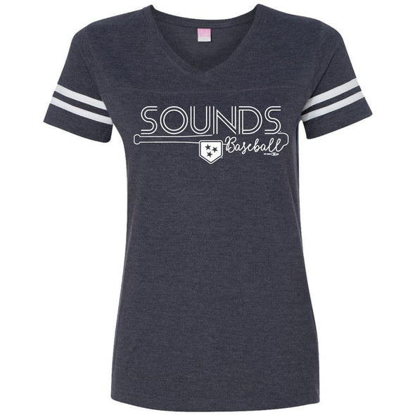 Nashville Sounds Women's Navy Wheels Sporty Tee