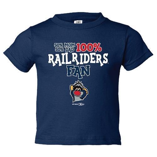 Scranton/Wilkes-Barre RailRiders RailRiders Infant Fraction T-Shirt (Blue)